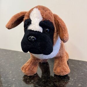 Vintage GANZ Webkinz ~ Boxer- dog (8 inch) -- No Code